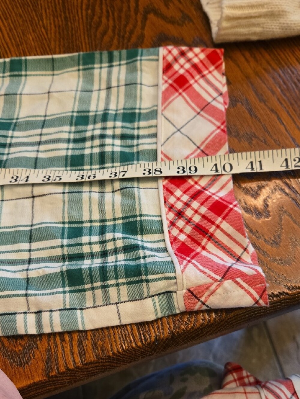 Victoria's Secret Red & Green Plaid Mix-Matched Pajama Set Very Soft And Cozy - Picture 10 of 13